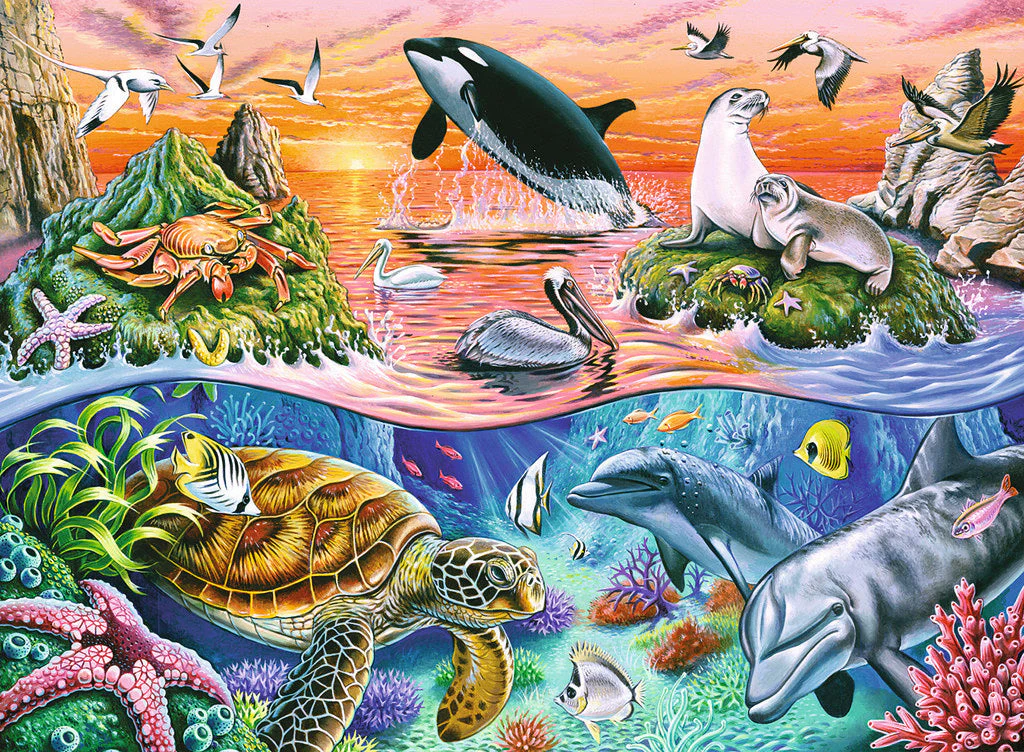 100 pc Beautiful Ocean Puzzle - Image 3