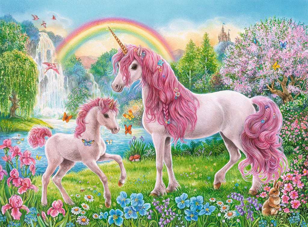 100 pc Magical Unicorns puzzle - Image 3