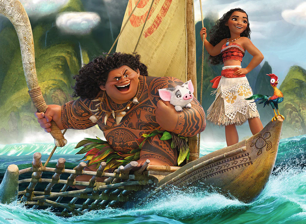 100 pc Moana and Maui Puzzle - Image 4