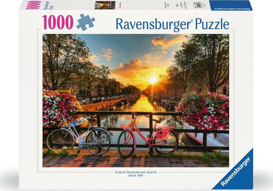 1000 pc Bicycles in Amsterdam Puzzle