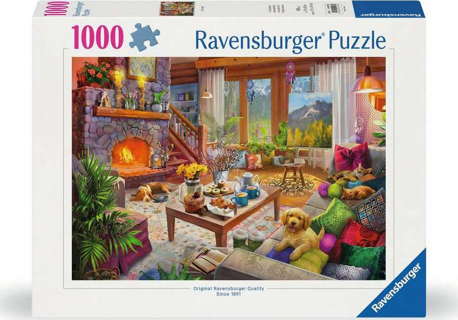 1000 pc Cozy Cabin Puzzle - Image 3