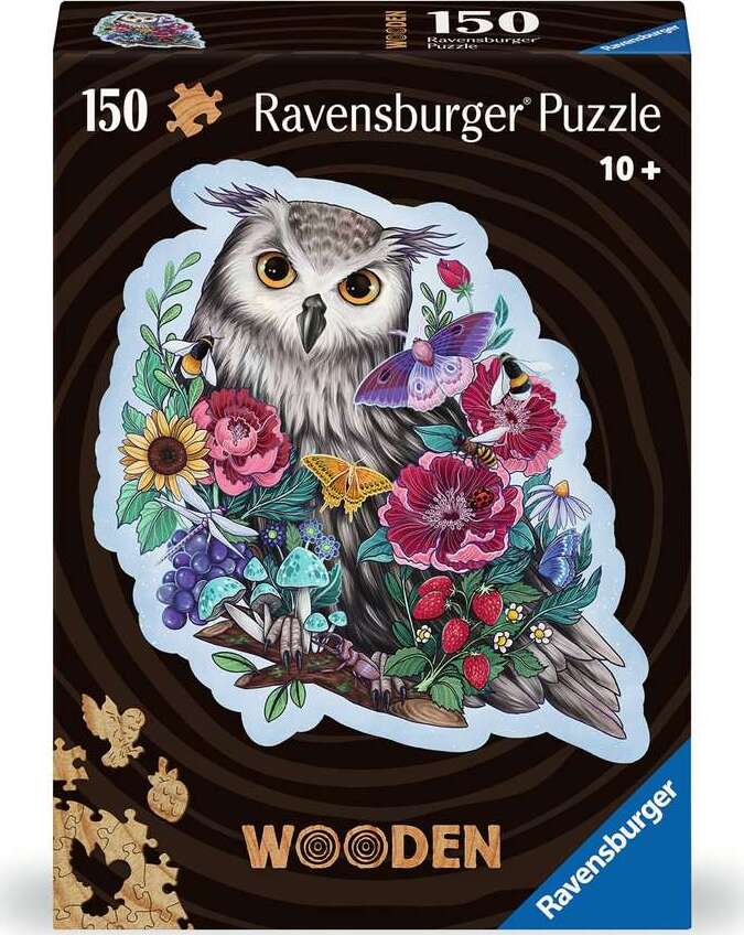 150 pc Mysterious Owl Wooden Puzzle - Image 3