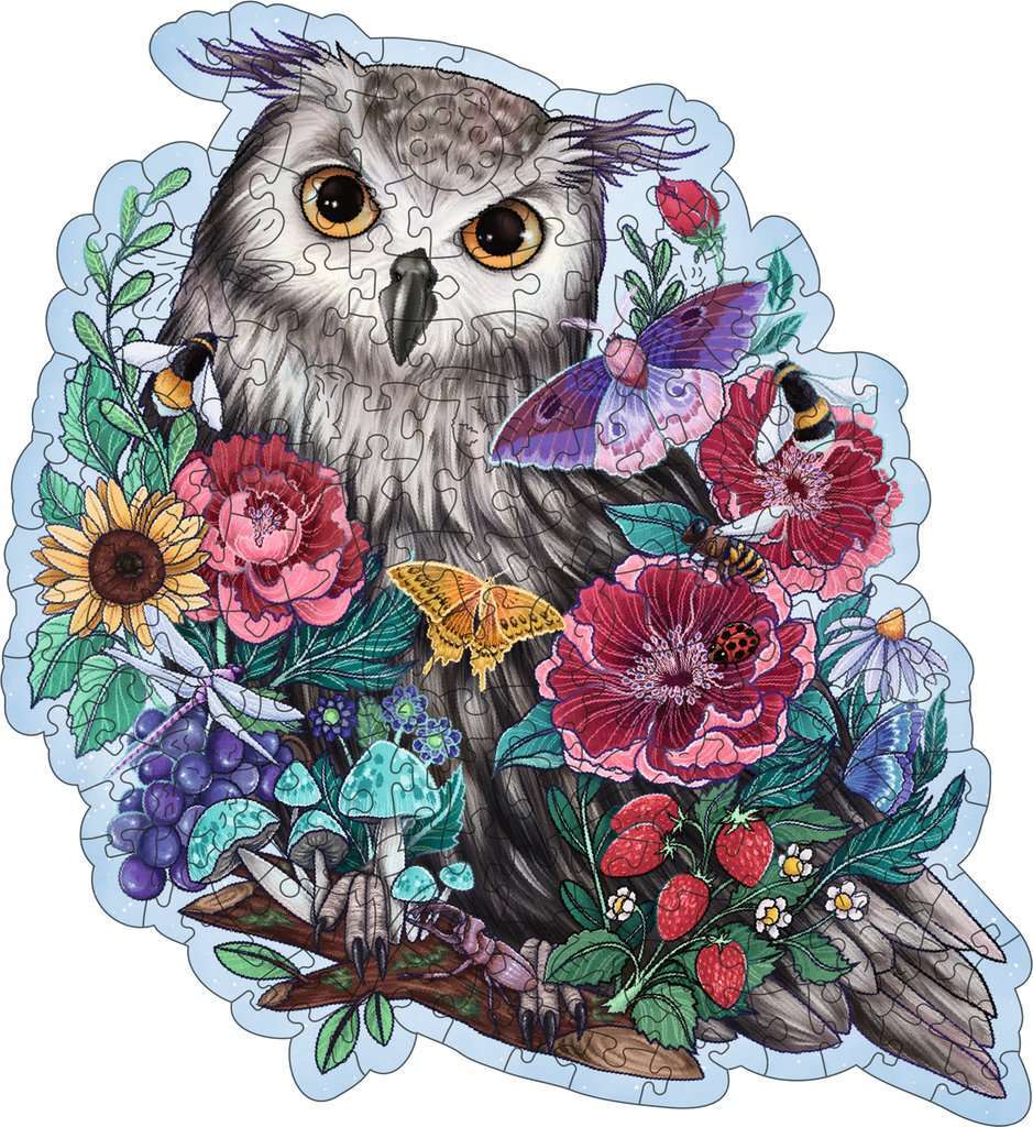 150 pc Mysterious Owl Wooden Puzzle - Image 4
