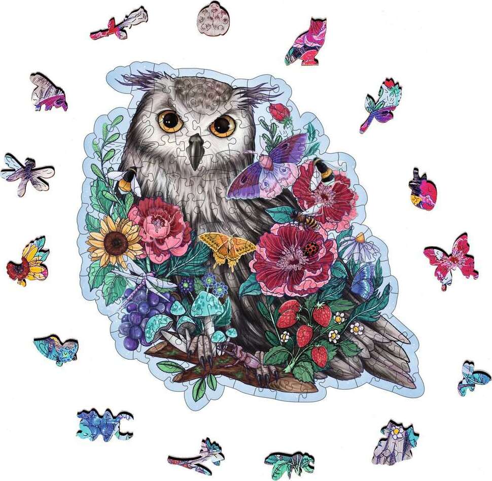 150 pc Mysterious Owl Wooden Puzzle - Image 5
