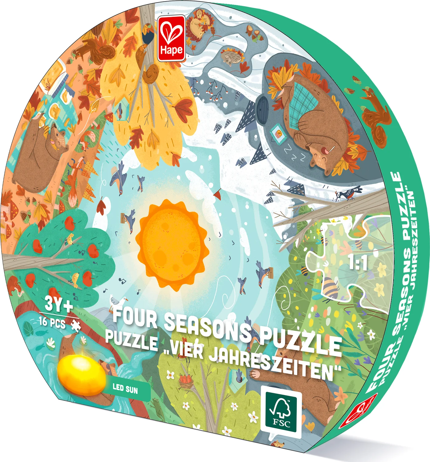 16 pc Four Seasons Floor Puzzle - Image 4