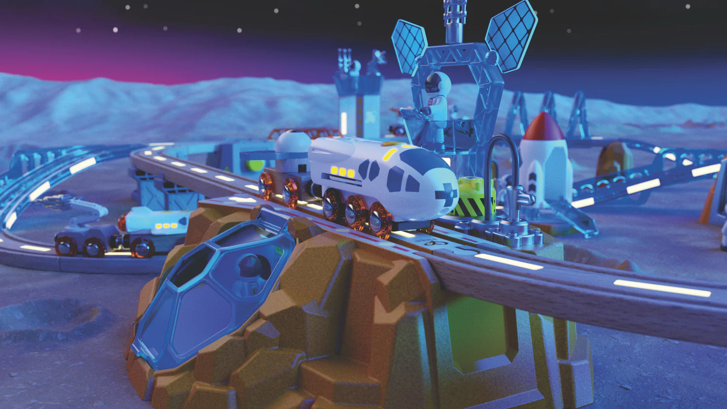 2 in 1 Space Shuttle Train - Image 5