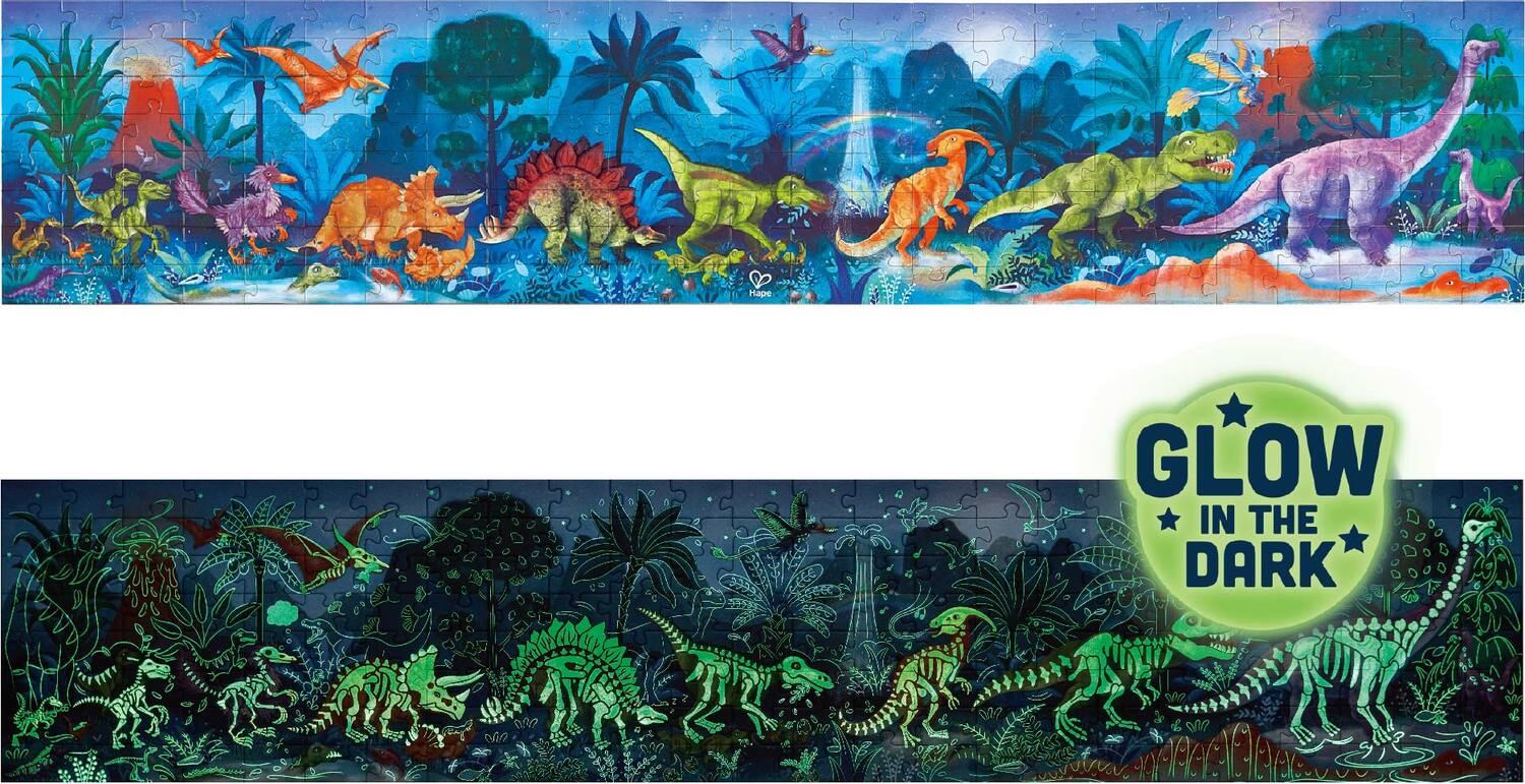 200 pc Dinosaur Glow In The Dark Puzzle - Image 10