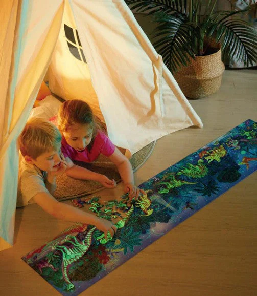 200 pc Dinosaur Glow In The Dark Puzzle - Image 3