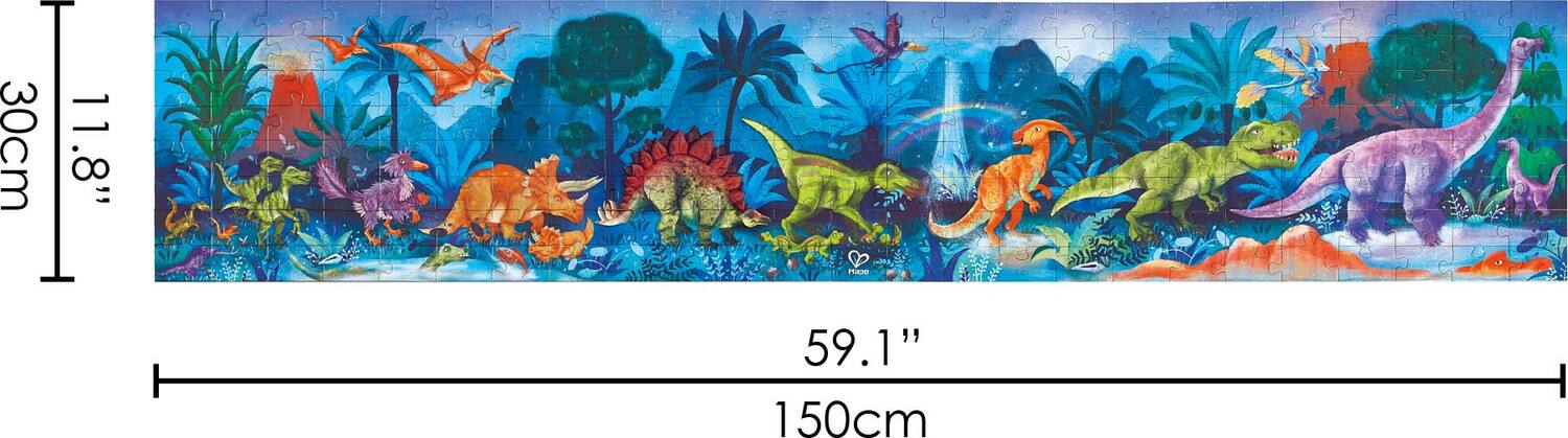200 pc Dinosaur Glow In The Dark Puzzle - Image 8
