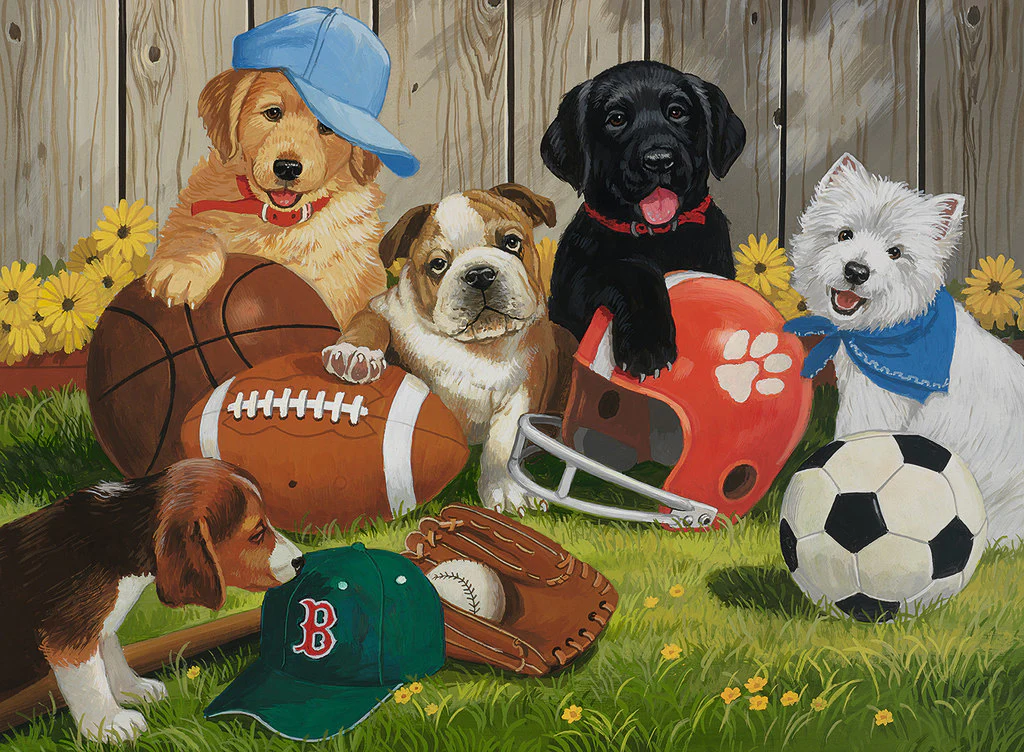 200 pc Let's Play Ball! Puzzle - Image 2