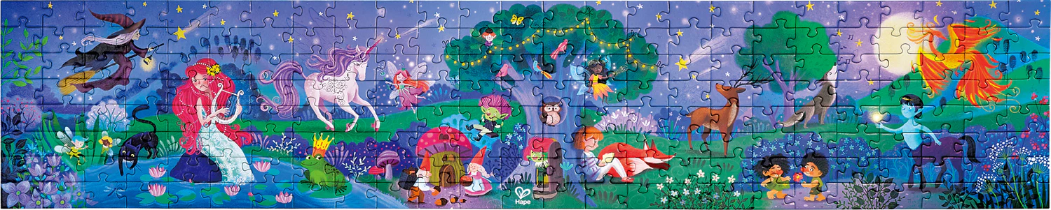 200 pc Magic Forest Glow In The Dark Floor Puzzle - Image 4