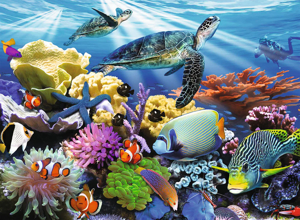 200 pc Ocean Turtles Puzzle - Image 2