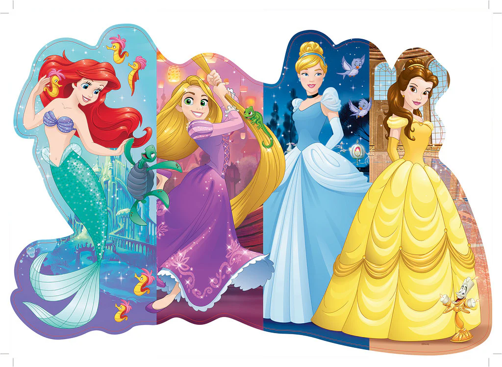 24 pc Pretty Princesses Shaped Floor Puzzle - Image 5