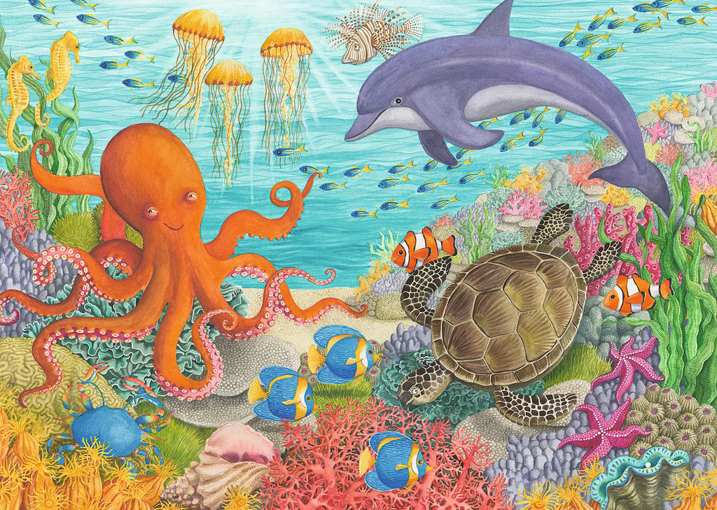 35 pc Ocean Friends Puzzle - Image 4