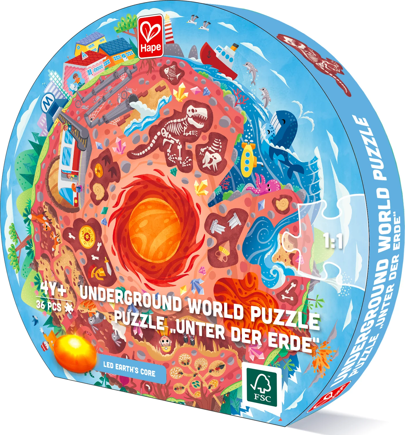 36 pc Underground World Floor Puzzle - Image 4
