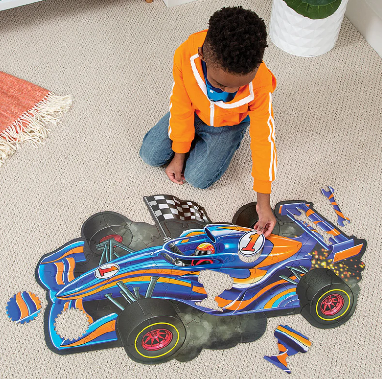 48 pc Racecar Floor Puzzle - Image 3
