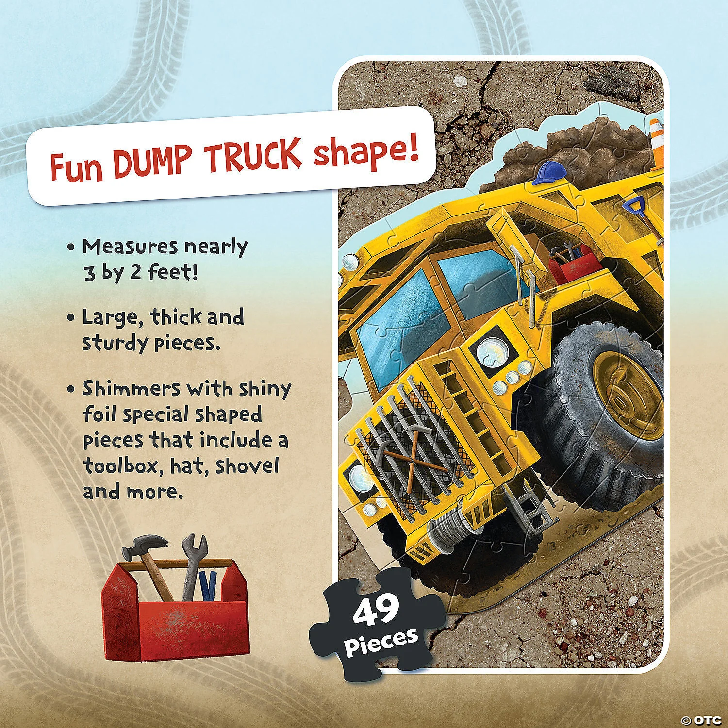 49 pc Dump Truck Floor Puzzle - Image 7