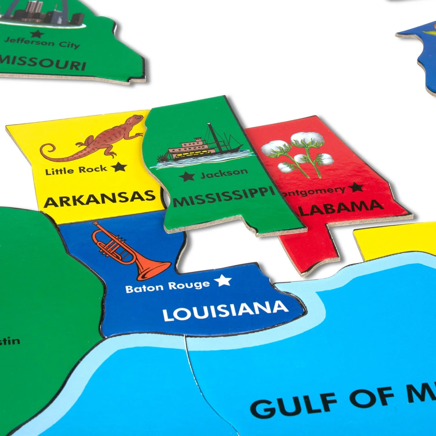 51 pc USA Map Floor Puzzle - Image 6