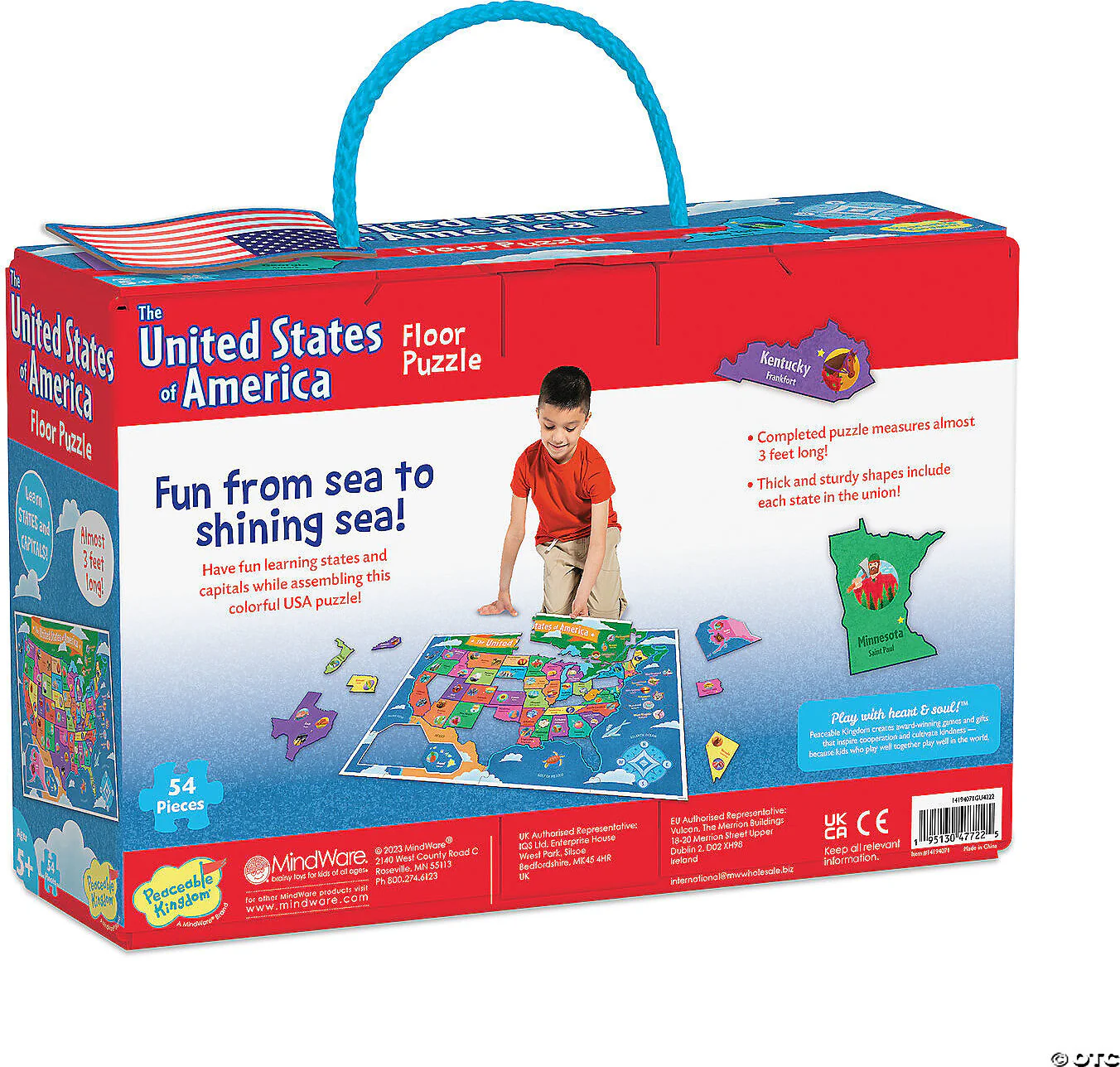 54 pc USA Floor Puzzle - Image 4