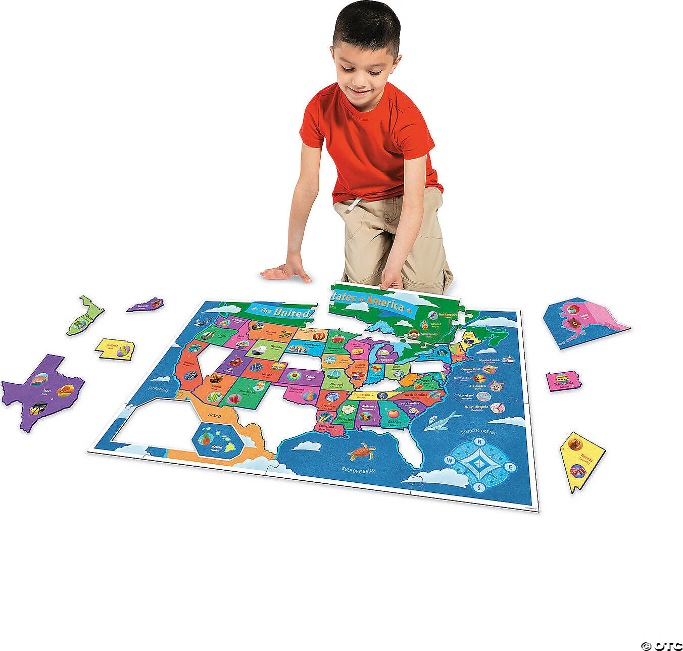 54 pc USA Floor Puzzle - Image 5