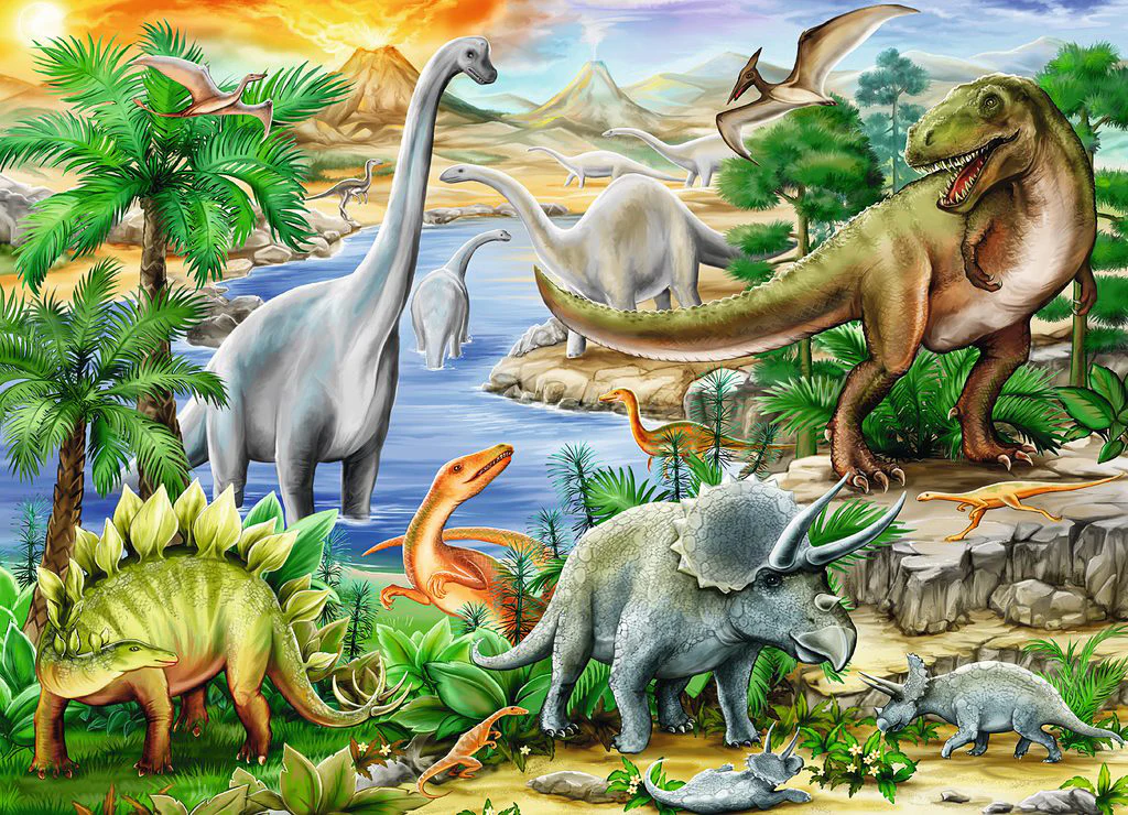 60 pc Prehistoric Life Puzzle - Image 4