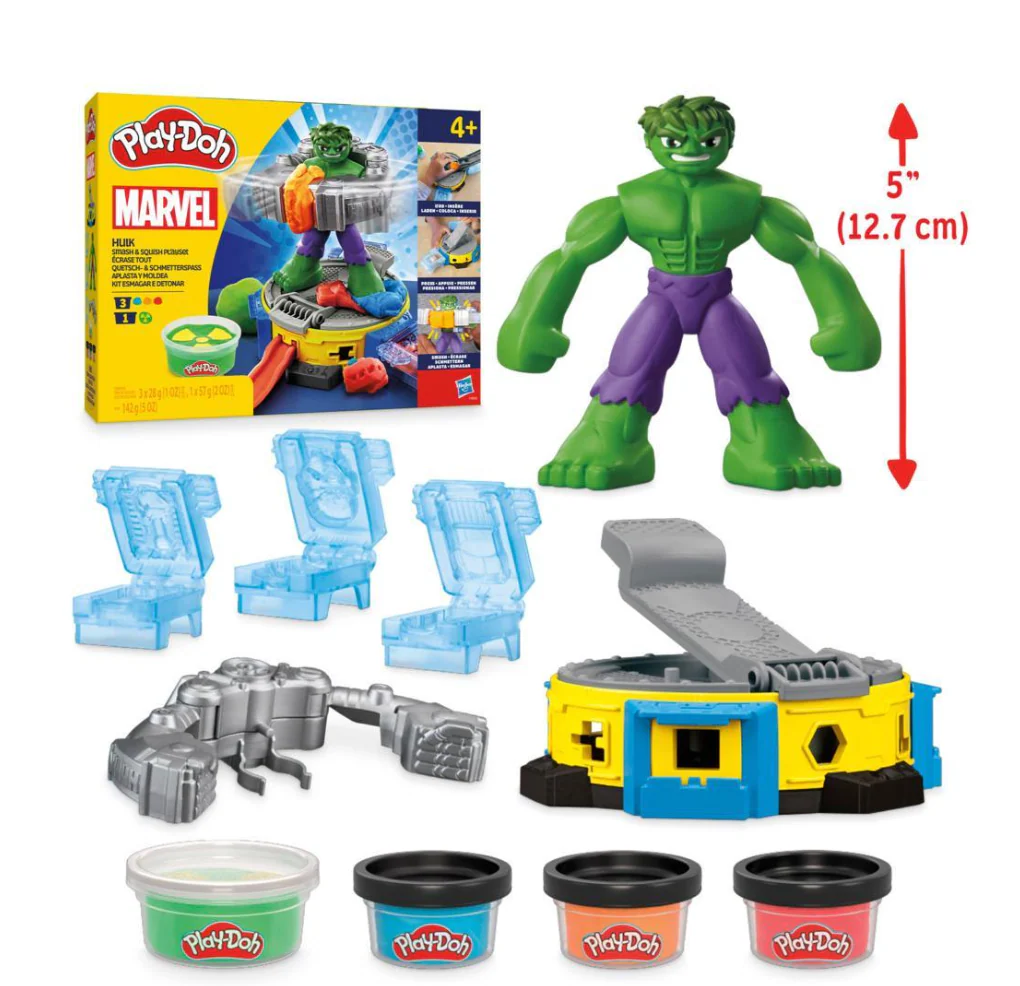 Play-Doh Marvel Hulk Smash & Squish Playset - Image 2