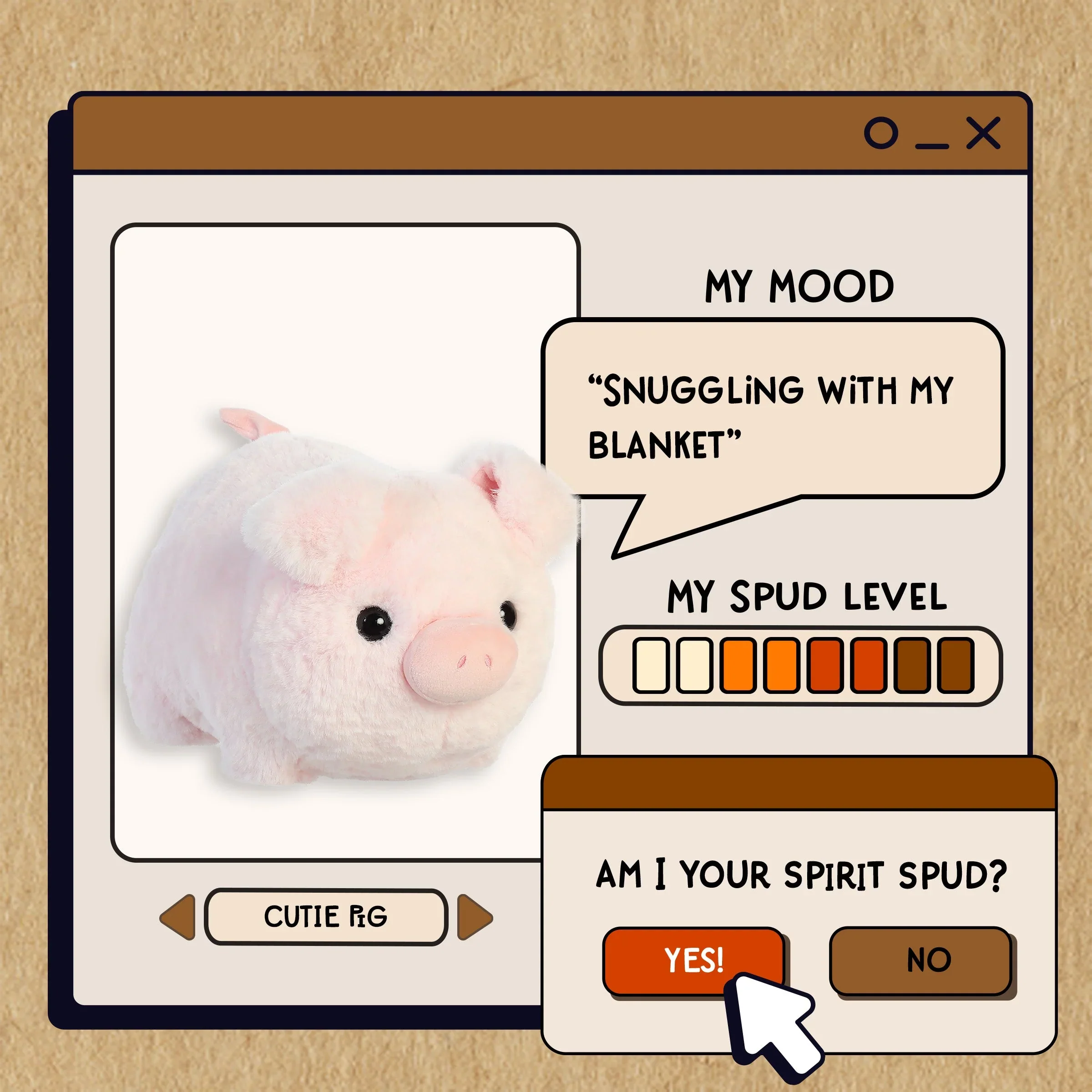 Cutie Pig 10" Spudsters - Image 2