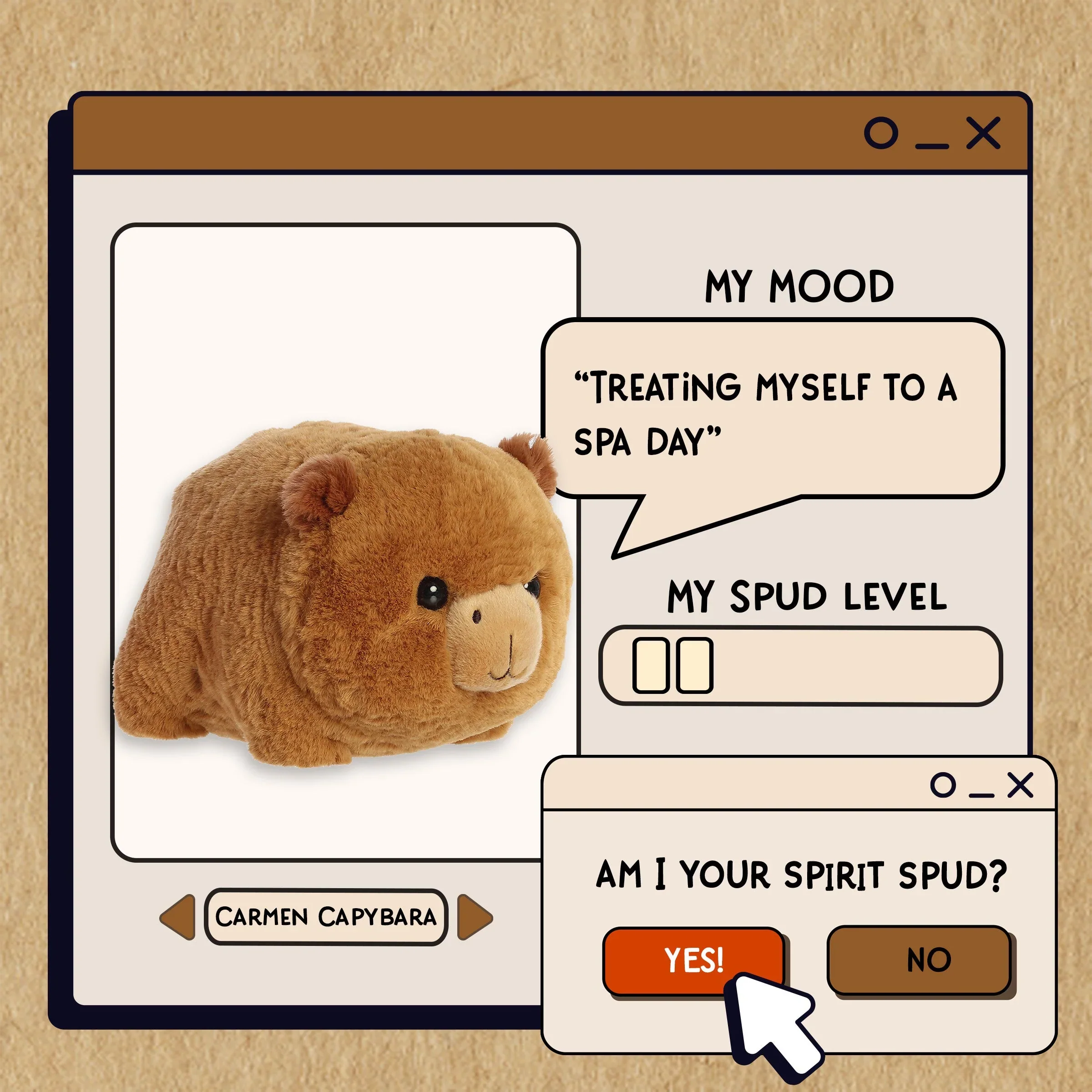 Carmen Capybara 10" Spudsters - Image 2
