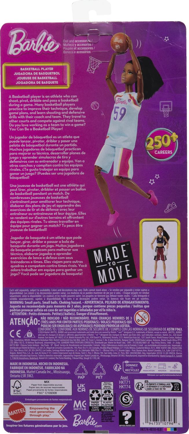 Barbie® Made to Move™ Basketball Player - Image 6