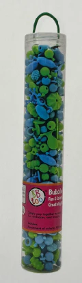 Blue Pop Bead Tube
