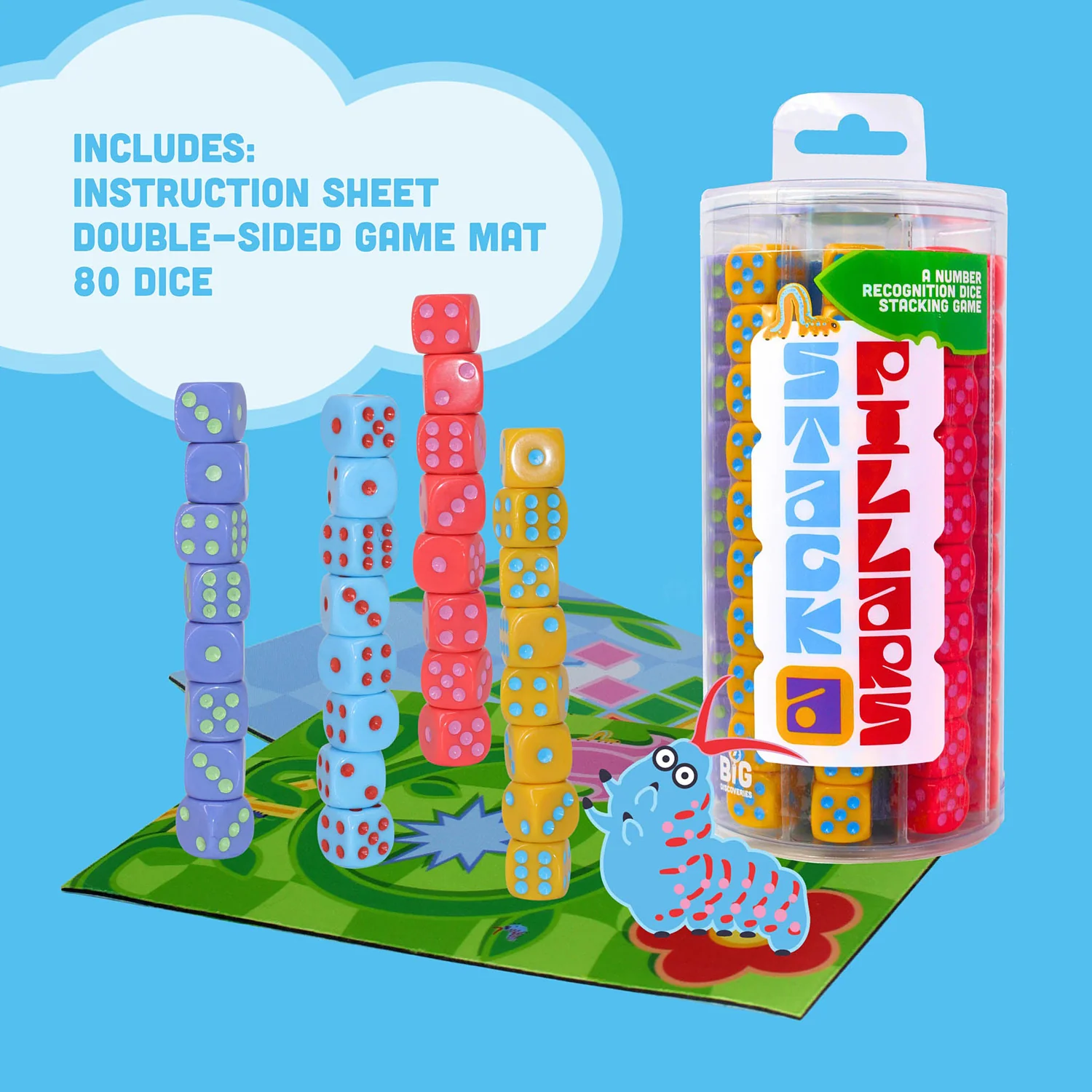 Stack-A-Pillars Dice Stacking Game - Image 6