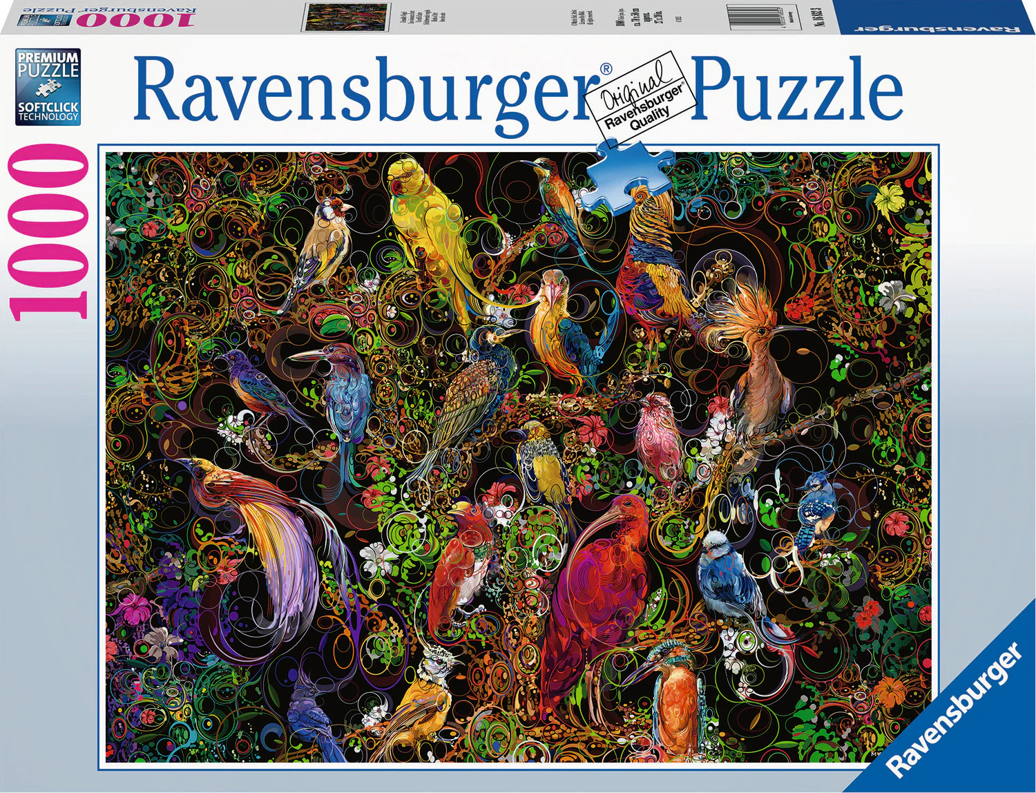 1000 pc Birds of Art Puzzle