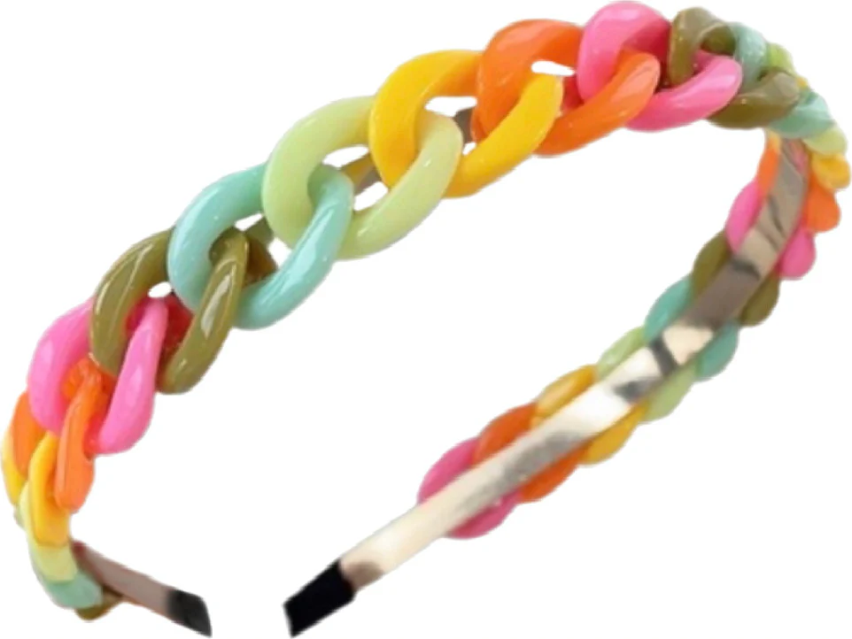 Birthday Girl Headband Rainbow - Image 2