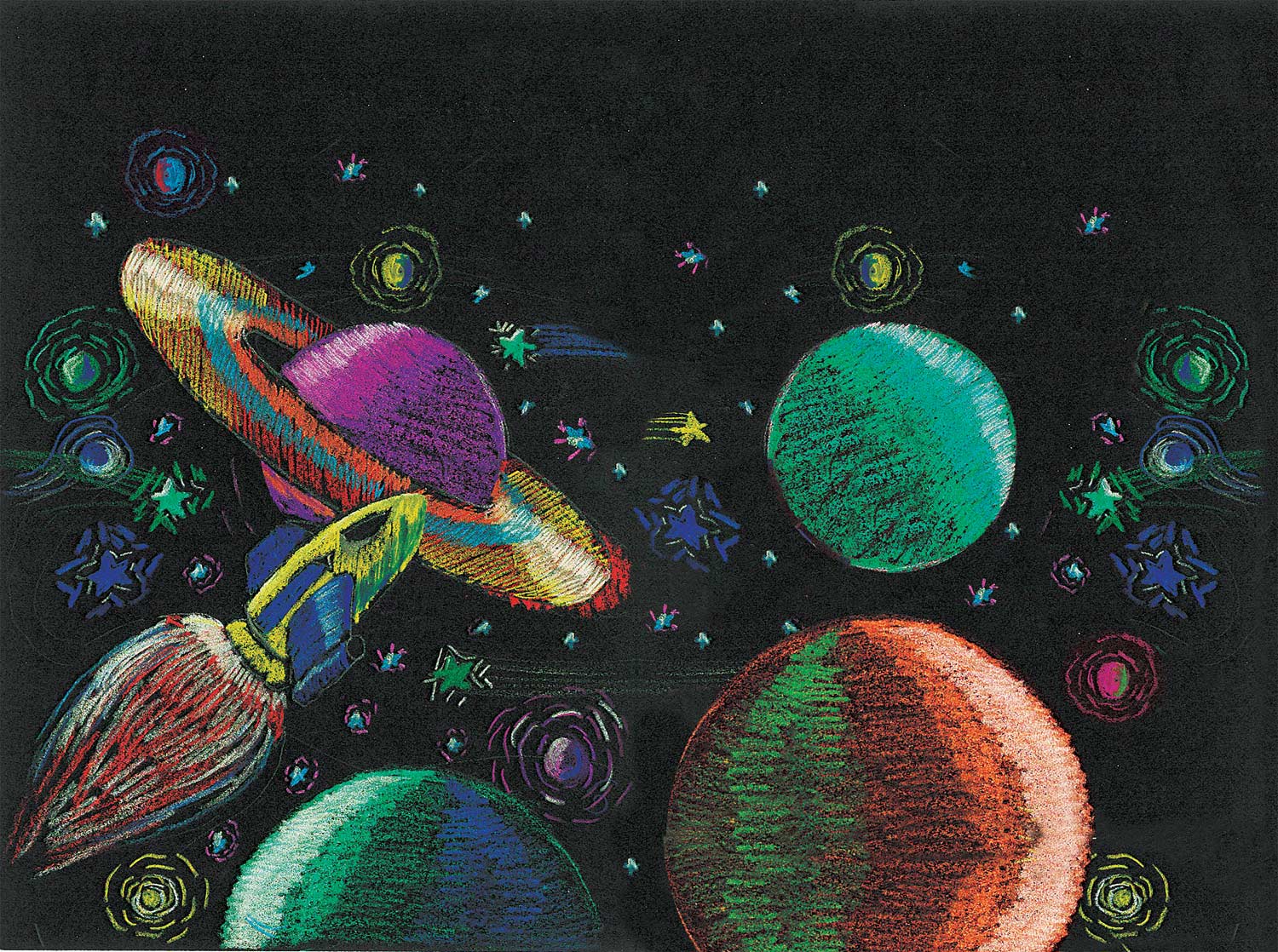 Black Paper Pad 9" x 12" - Image 2