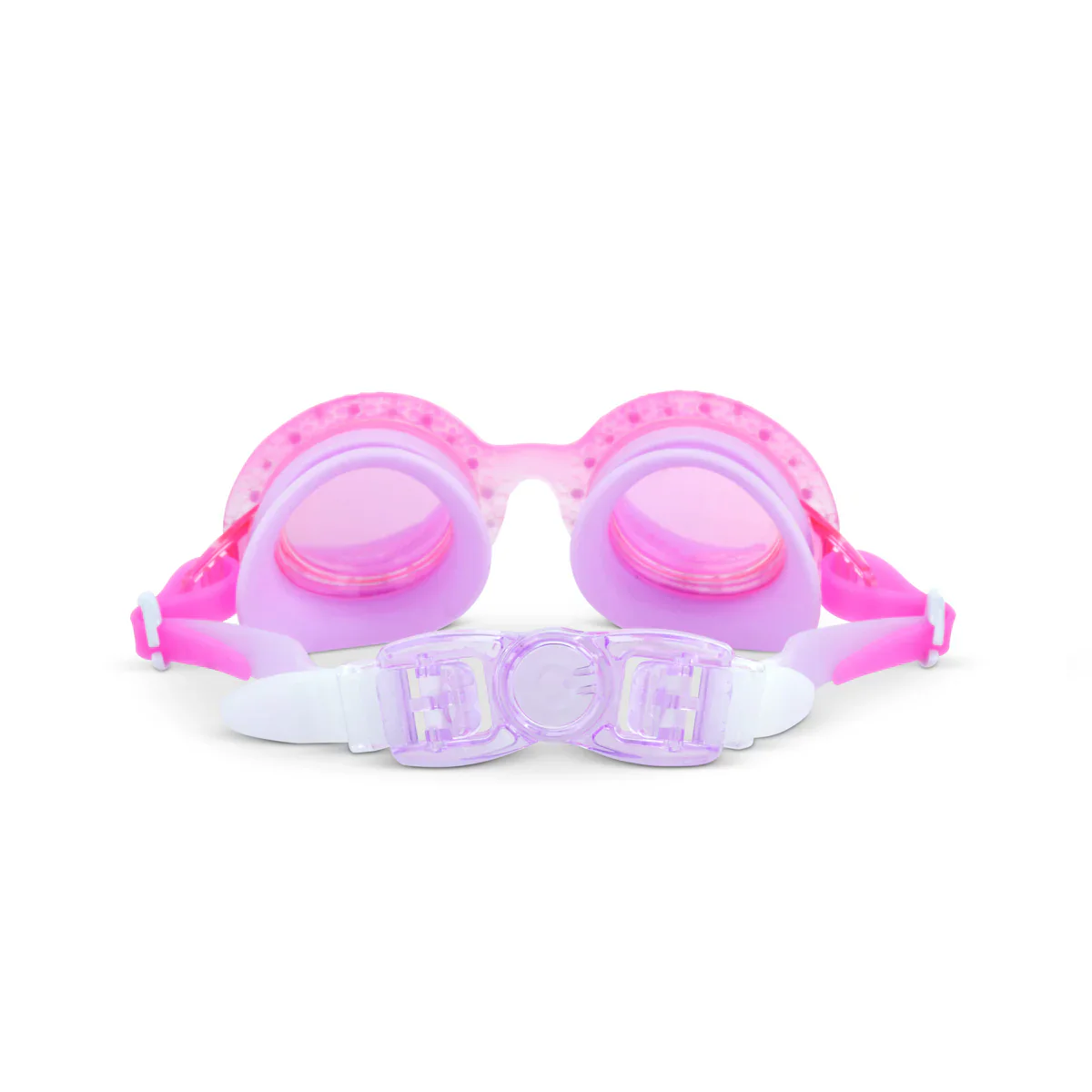 Blush Begonia Budding Flowers Youth Swim Goggles - Image 2