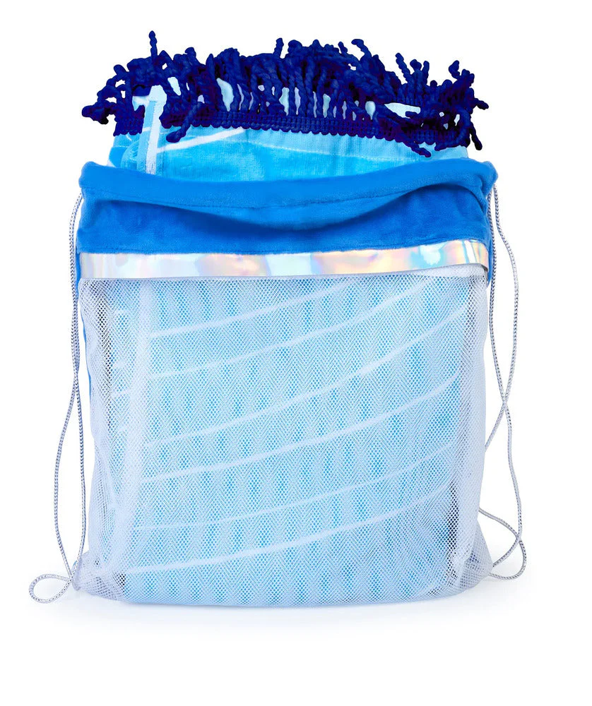 Blue Currents Beach Towel - Image 3