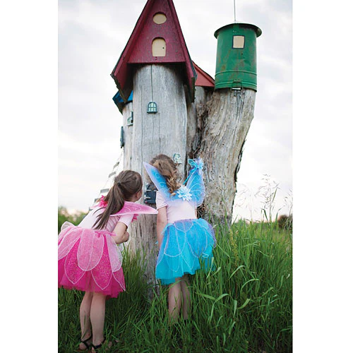 Blue Fancy Flutter Skirt Wings Size 4-6 - Image 3