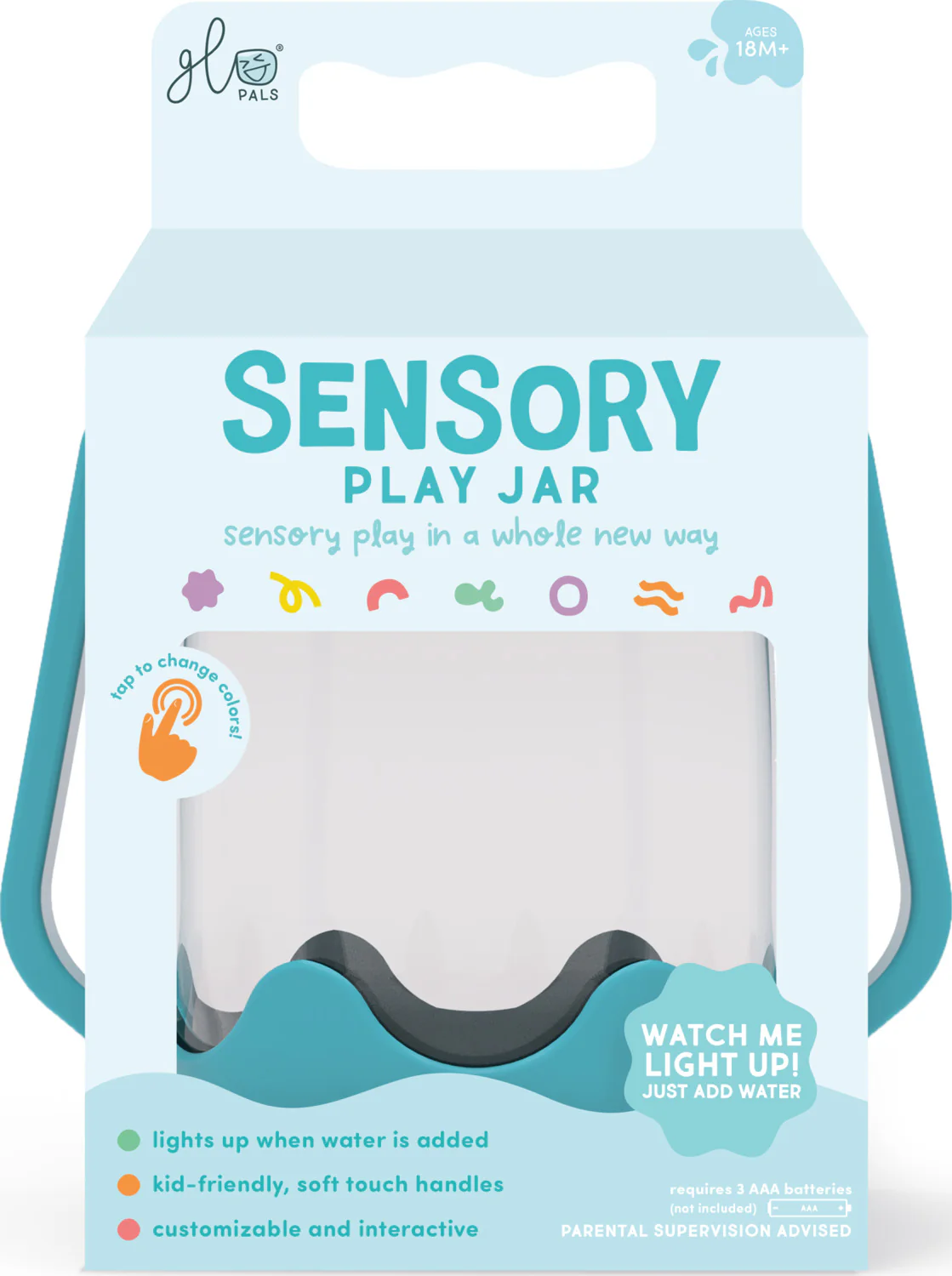 Sensory Play Jar - Blue - Image 3