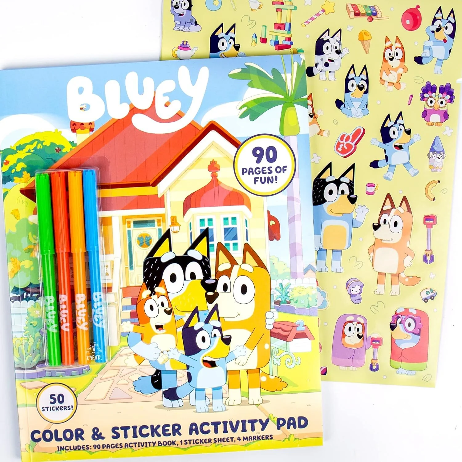 Bluey Color and Sticker Set