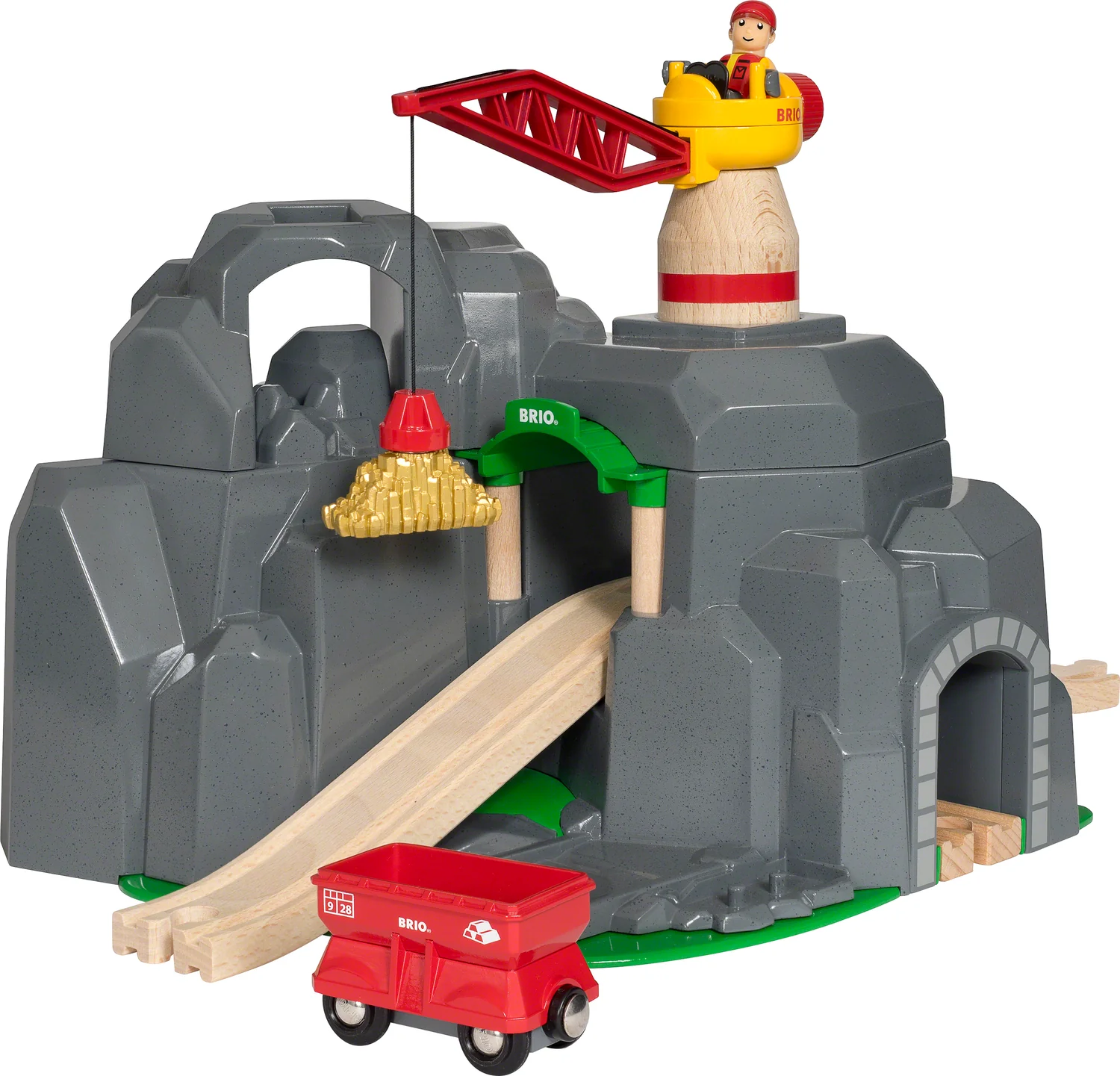 BRIO Crane & Mountain Tunnel - Image 3