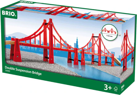 BRIO Double Suspension Bridge