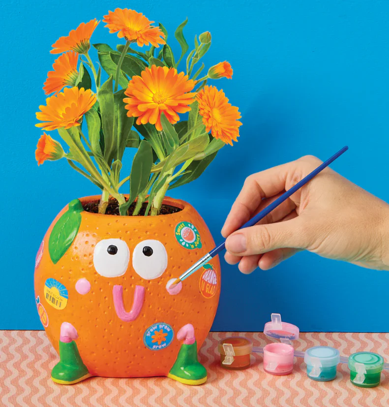 Paint & Grow Orange U Glad with Calendula Flower seeds - Image 2