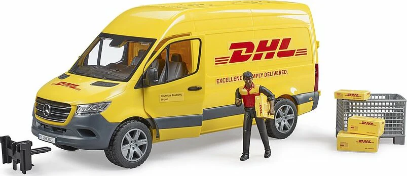 DHL Sprinter Mercedes Benz with Figure