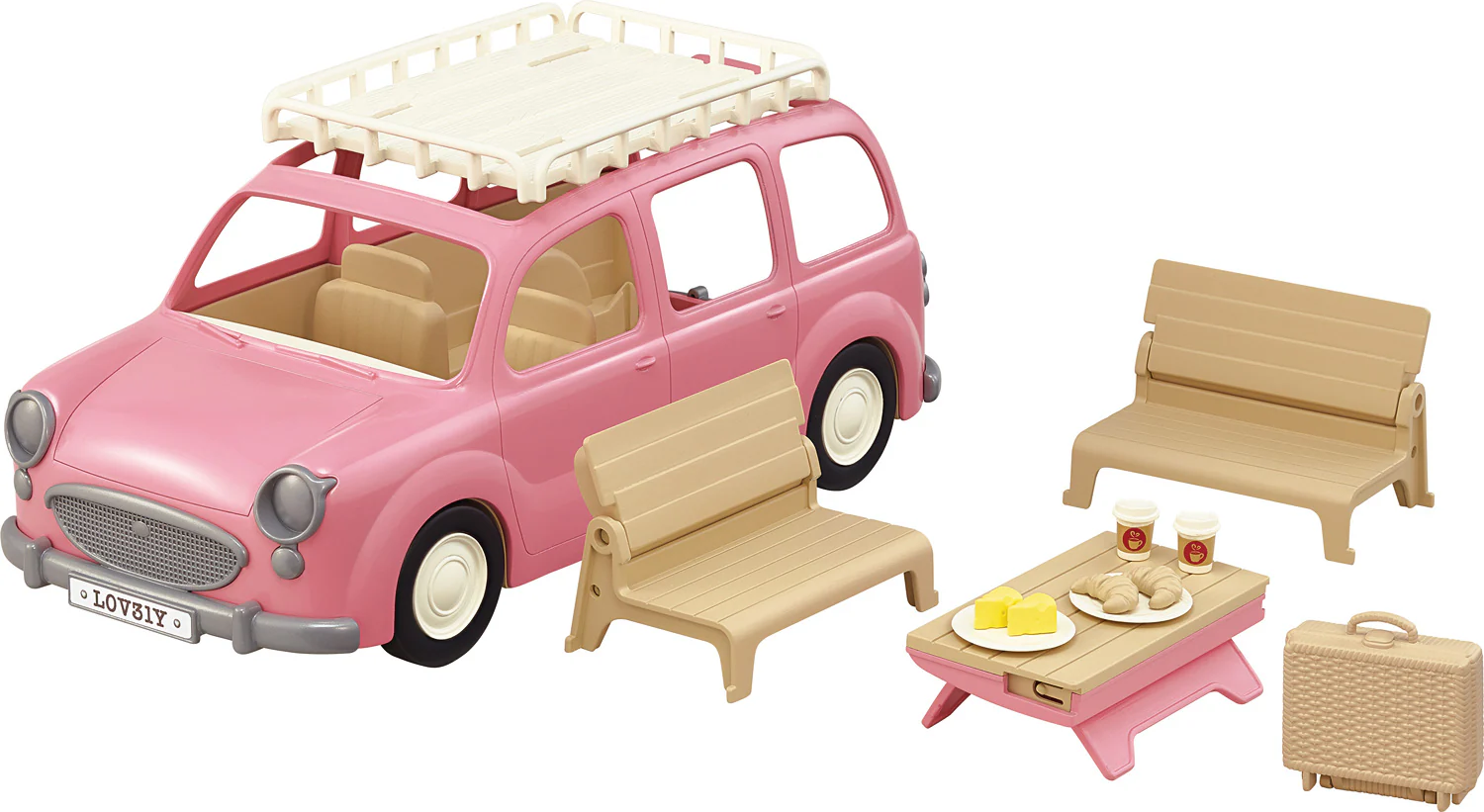 Calico Critters Family Picnic Van - Image 2