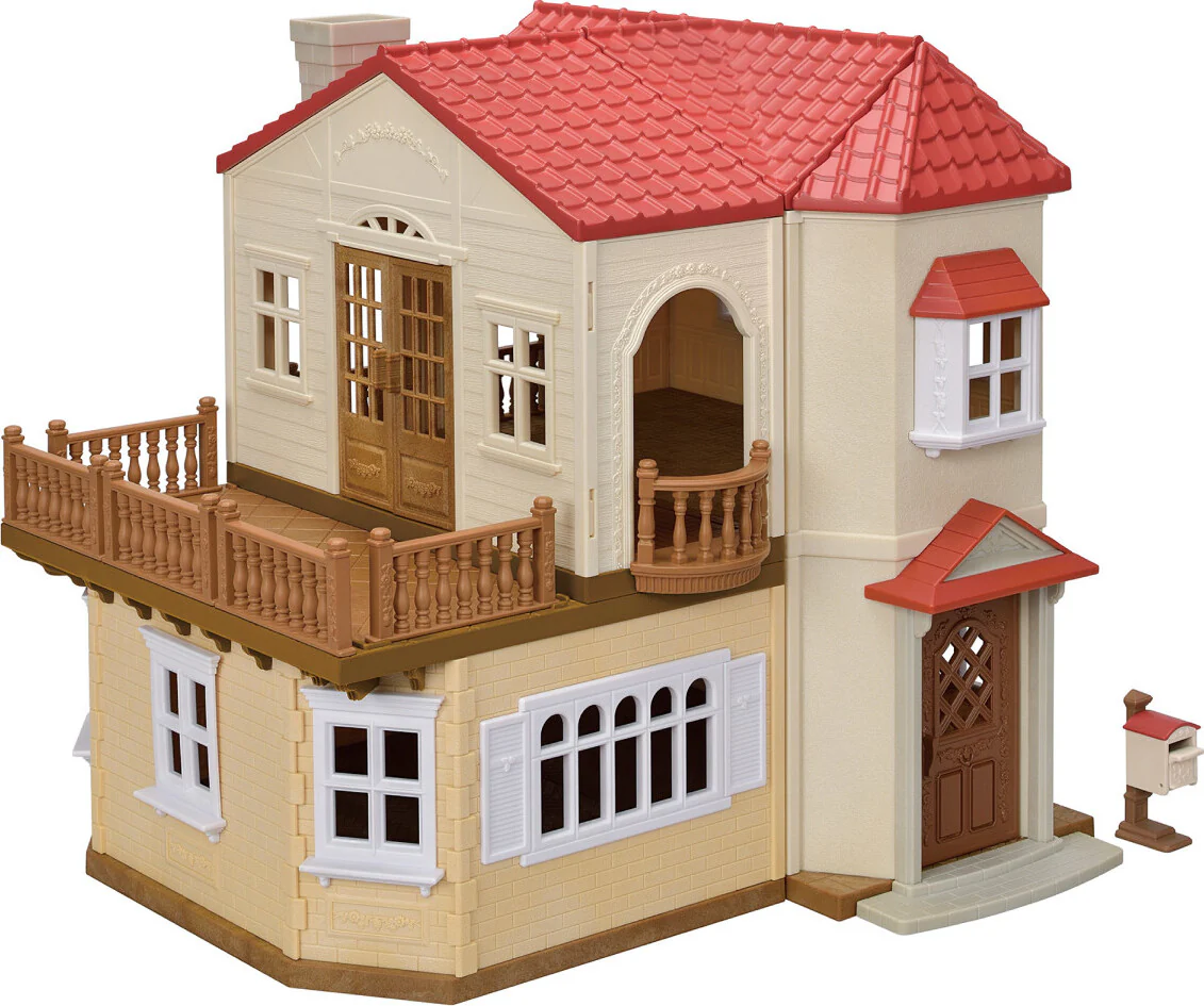 Calico Critters Red Roof Country Home with Secret Attic - Image 3