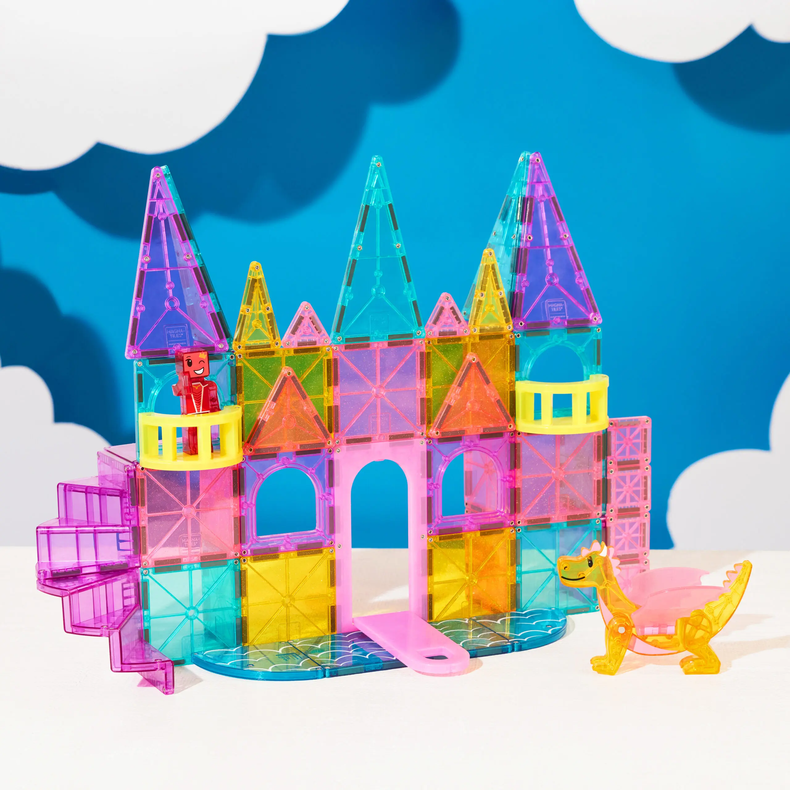 Magna-Tiles® Castle DLX and Micro Mags 48 piece set - Image 3