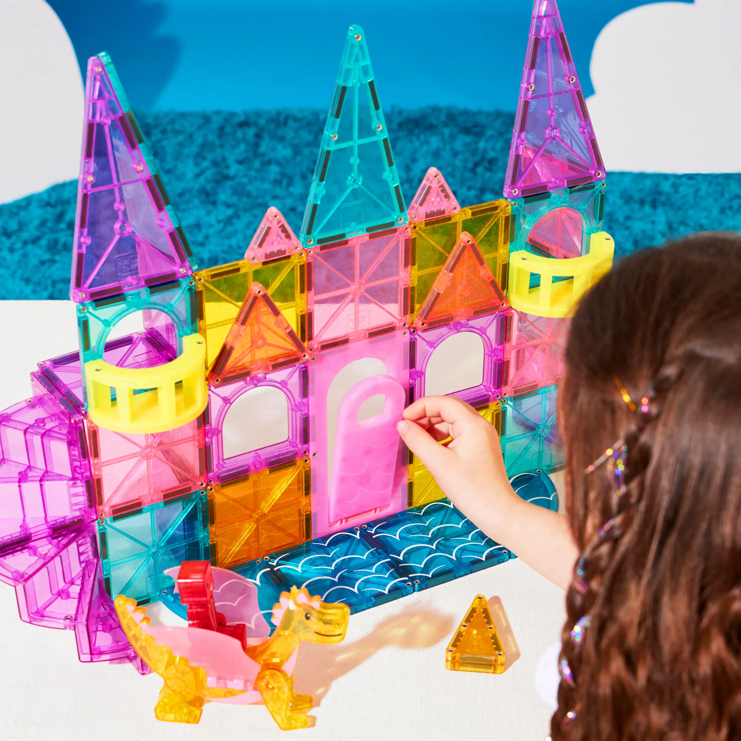 Magna-Tiles® Castle DLX and Micro Mags 48 piece set - Image 5