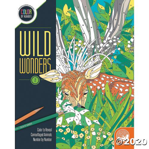 Color By Number Wild Wonders: Book 2
