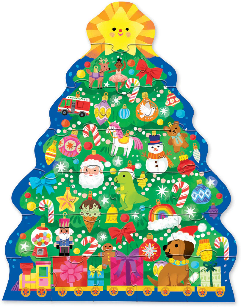 24 pc Christmas Tree Puzzle - Image 5