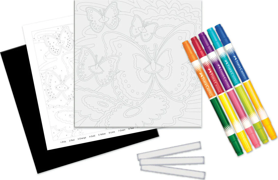 Color By Number Bloomin' Butterflies - Image 3